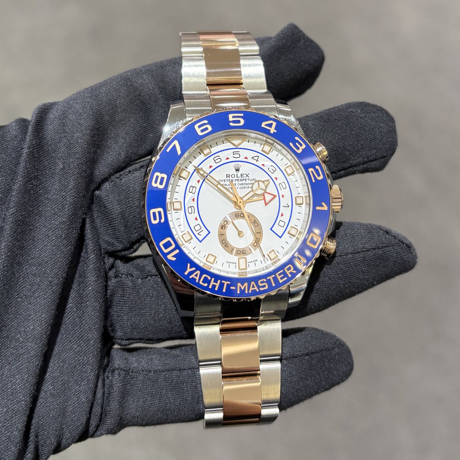 Pre-Owned Rolex Steel &amp; Rose Gold Yacht-Master II 116681