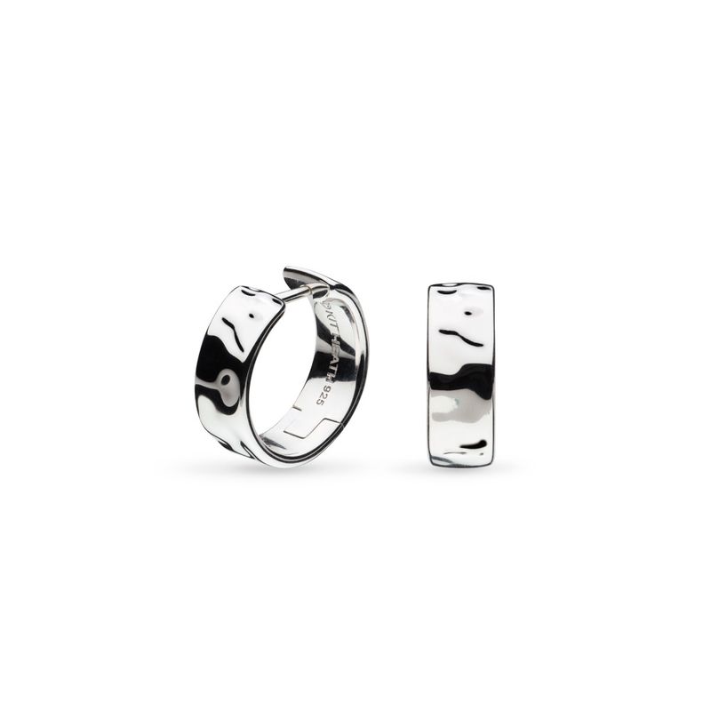Silver Mirage Reflect Hoop Earrings