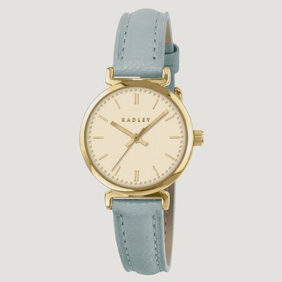 28mm The Abbey Mini T-Bar Leather Strap Ladies Watch