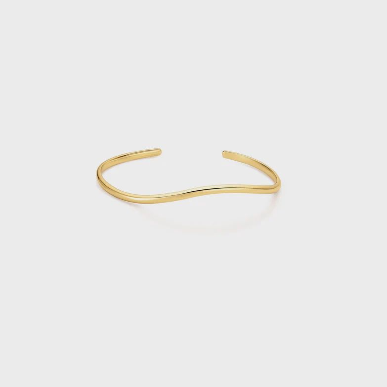 Gold Wave Cuff Bracelet Gold Wave Cuff Bracelet