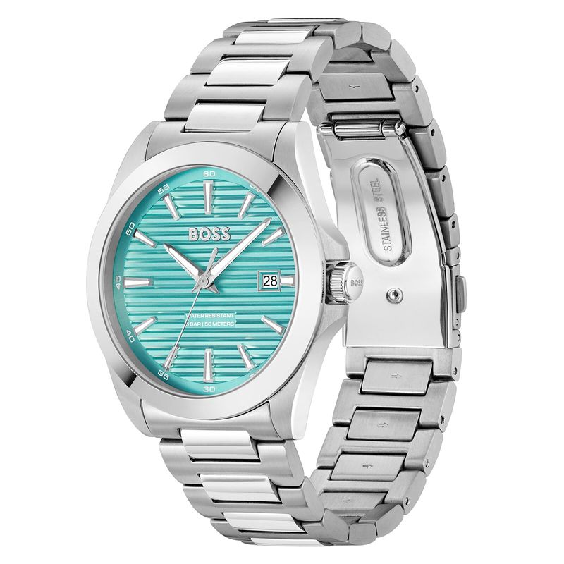 Strike Turquoise 41mm Steel Gents Watch