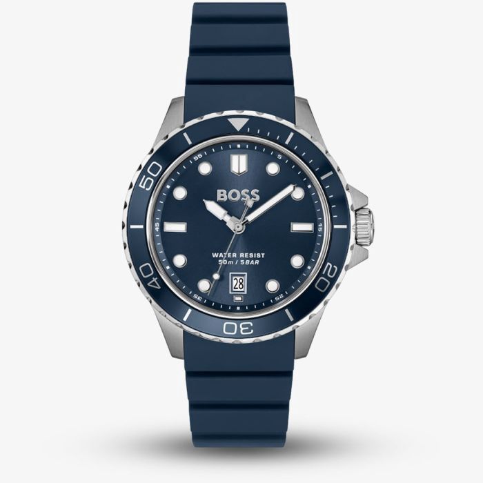 Troper Sports Blue Rubber Strap Gents Watch