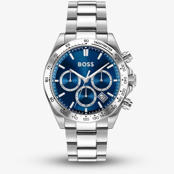 Hero 2.0 Blue Chronograph Steel Gents Watch