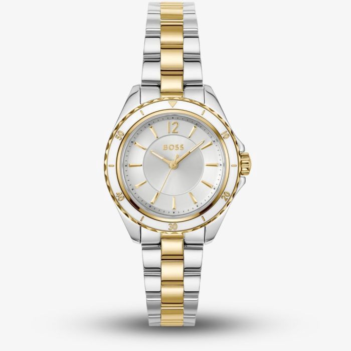 Sage Aqua Ladies Steel &amp; Gold Ladies Watch