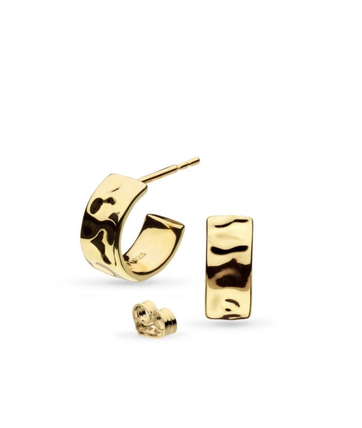 Mirage Reflect Golden Hoop Earrings