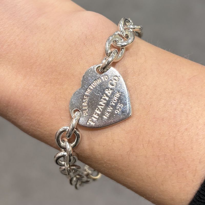 Pre-Owned Tiffany &amp; Co Return To Tiffany Heart Bracelet