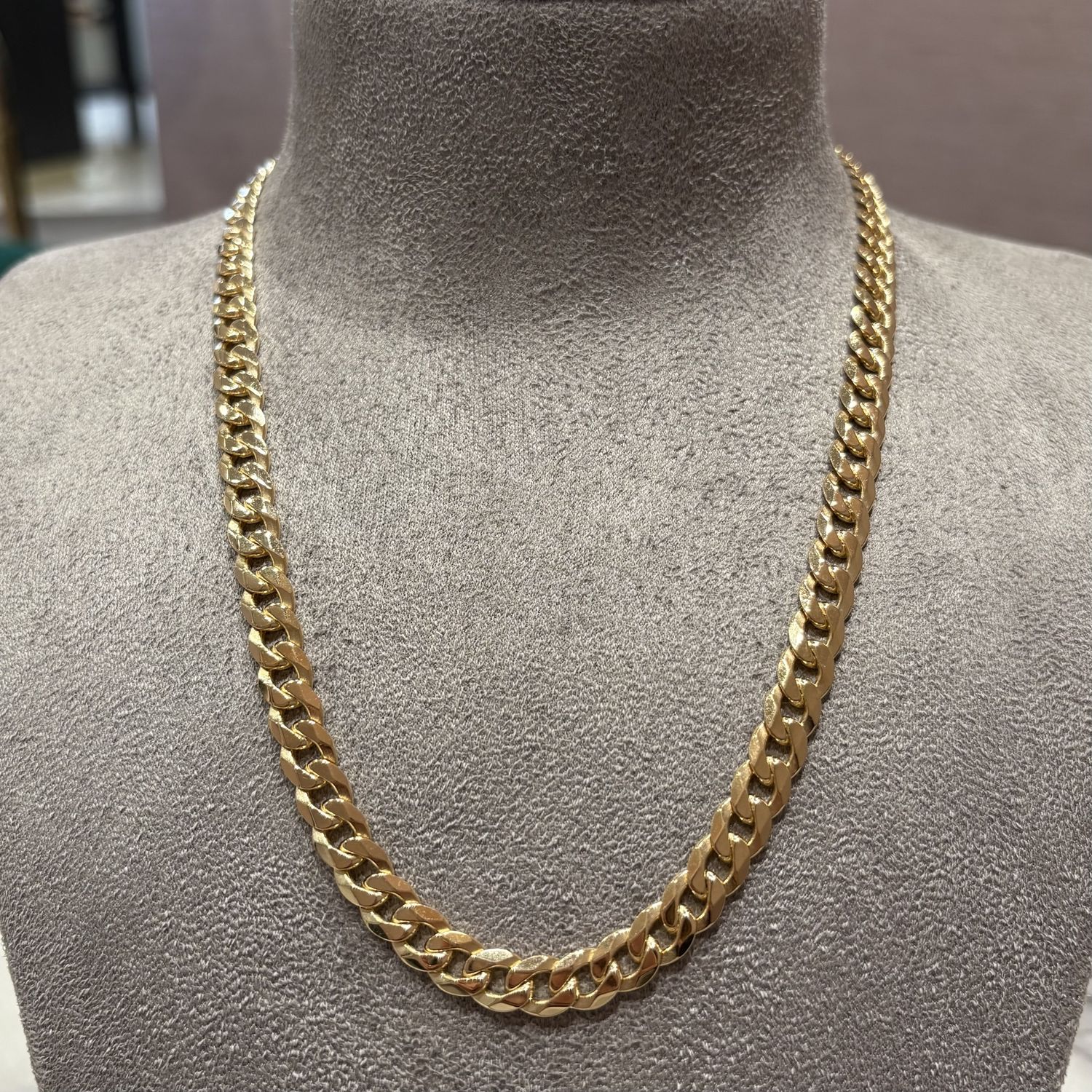 Pre-Owned 9ct Yellow Gold 46.26g 19" Curb Chain