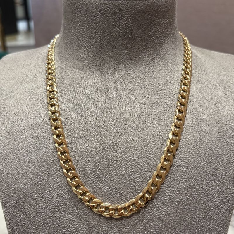 Pre-Owned 9ct Yellow Gold 46.26g 19" Curb Chain Pre-Owned 9ct Yellow Gold 46.26g 19" Curb Chain