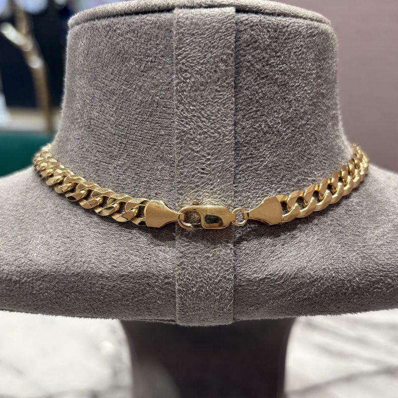Pre-Owned 9ct Yellow Gold 46.26g 19" Curb Chain