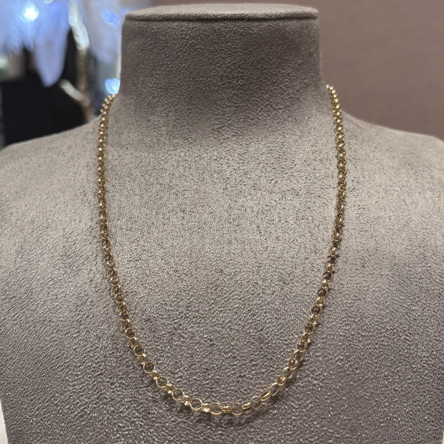 Pre-Owned 9ct Yellow Gold 20" Belcher Chain 7.3g Pre-Owned 9ct Yellow Gold 20" Belcher Chain 7.3g