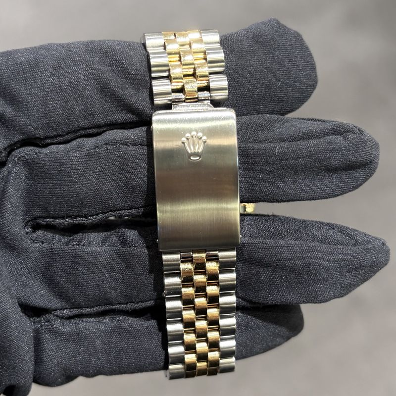 Pre-Owned Rolex Steel & Gold Champagne Diamond Dial 36mm Datejust 16233