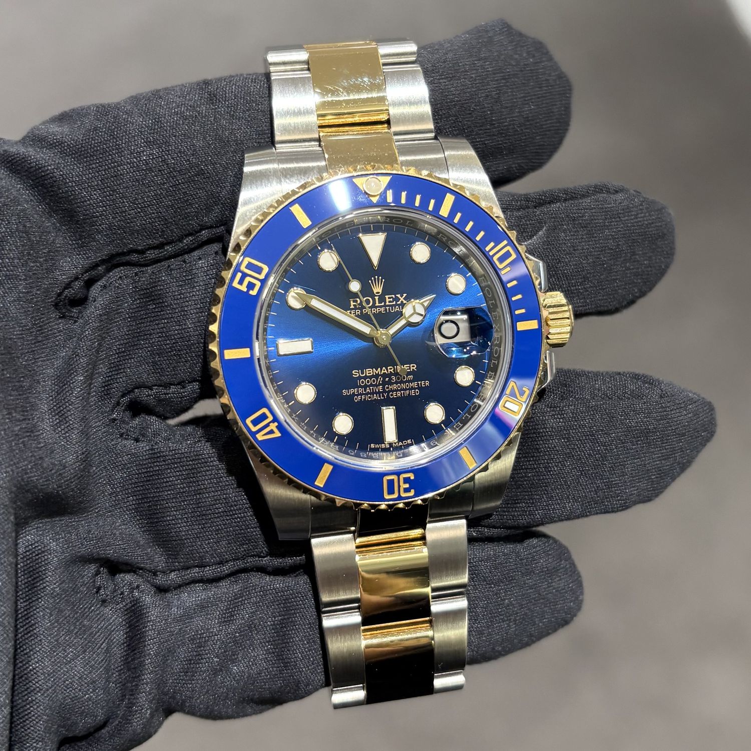 Pre-Owned Rolex Steel &amp; Gold 'Bluesy' Submariner 116613LB