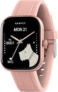 Radley Series 55 Interchangeable Dial Carnation Silicone Strap Smartwatch Radley Series 55 Interchangeable Dial Carnation Silicone Strap Smartwatch