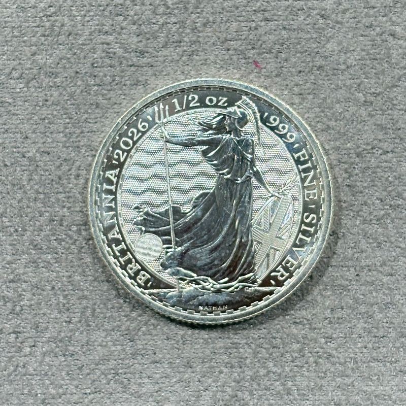 Pre-Owned 1/2oz Silver Britannia Pre-Owned 1/2oz Silver Britannia