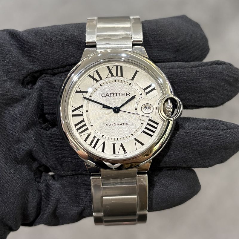 Pre-Owned Cartier Ballon Bleu 42mm Steel Automatic Watch 3765 Pre-Owned Cartier Ballon Bleu 42mm Steel Automatic Watch 3765