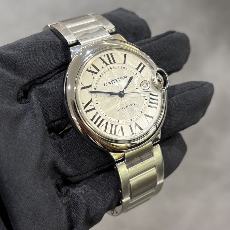 Pre-Owned Cartier Ballon Bleu 42mm Steel Automatic Watch 3765