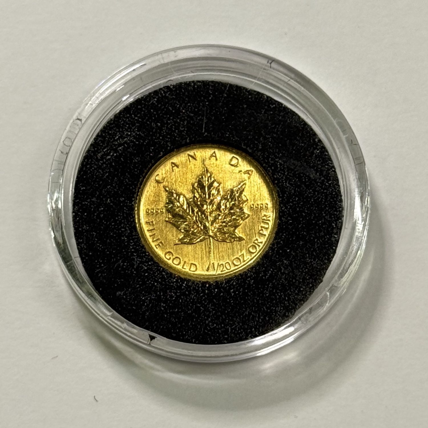 Pre-Owned 1/20oz Canadian Maple Leaf Gold Coin