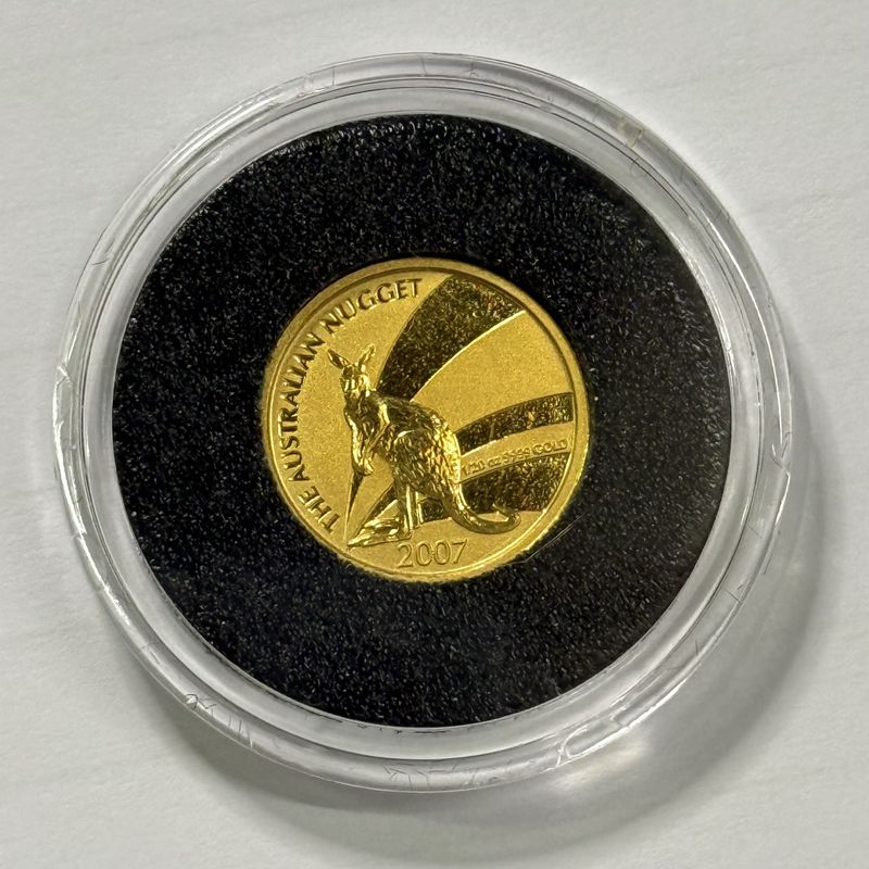 Pre-Owned 2007 Australian Kangaroo 1/20oz Gold Coin