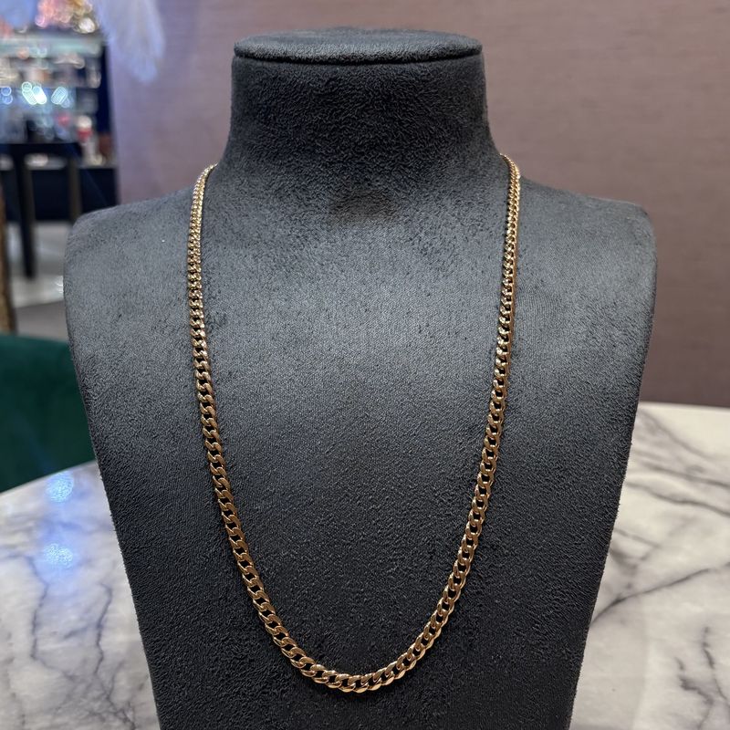 Pre-Owned 14ct Yellow Gold 24" Curb Chain 39.6g Pre-Owned 14ct Yellow Gold 24" Curb Chain 39.6g