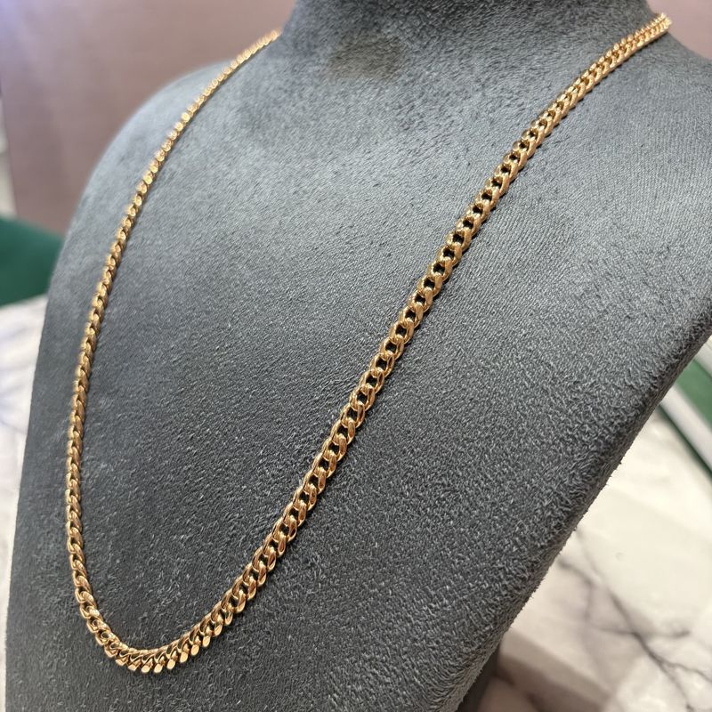 Pre-Owned 14ct Yellow Gold 24" Curb Chain 39.6g