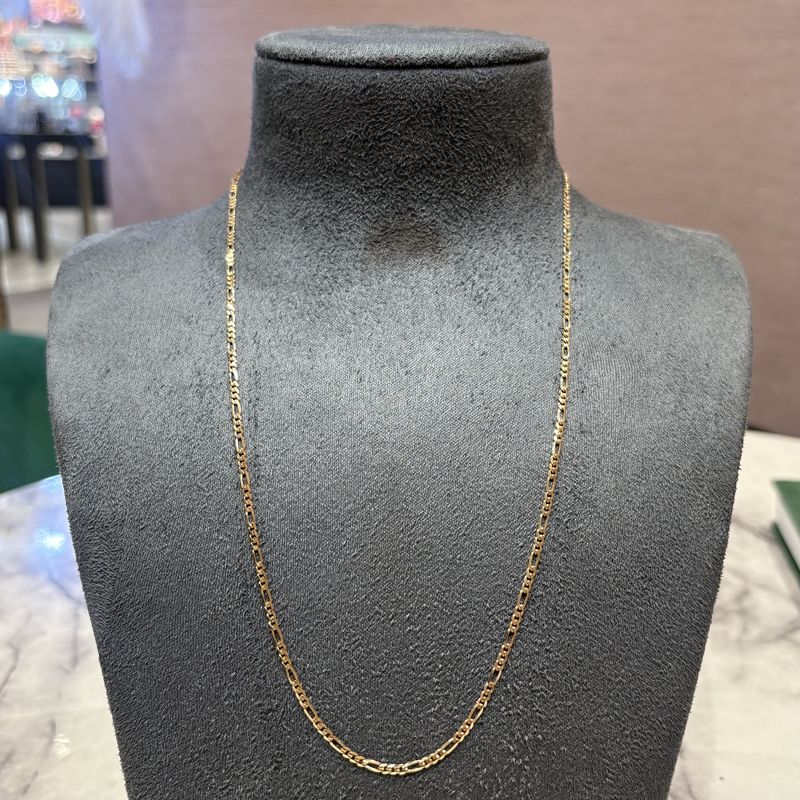 Pre-Owned 9ct Yellow Gold 24" Figaro Chain 4.6g Pre-Owned 9ct Yellow Gold 24" Figaro Chain 4.6g