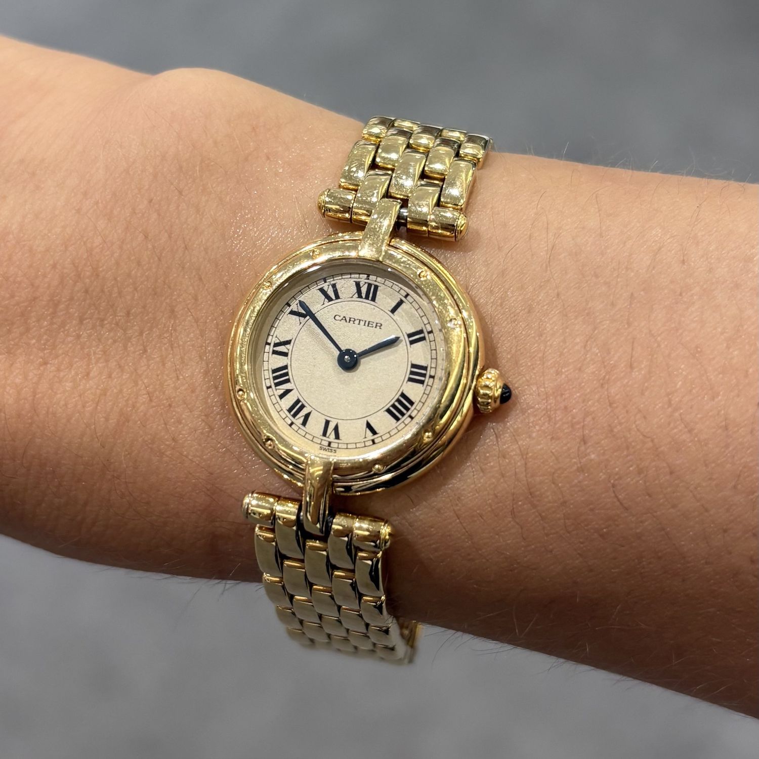 Pre-Owned Cartier 18ct Yellow Gold Panthère Quartz Ladies Watch 4232 66920