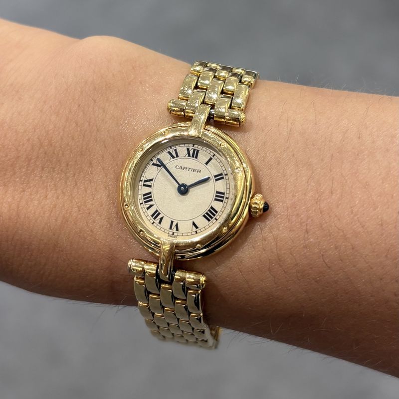 Pre-Owned Cartier 18ct Yellow Gold Panthère Quartz Ladies Watch 4232 66920