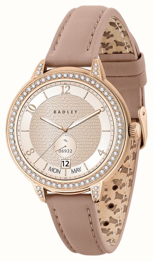 Smart Series 33 Stoneset Pink Leather Strap Watch Smart Series 33 Stoneset Pink Leather Strap Watch