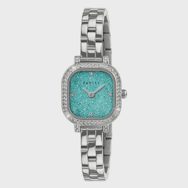 23mm Stone Set Square Dial Watch 23mm Stone Set Square Dial Watch
