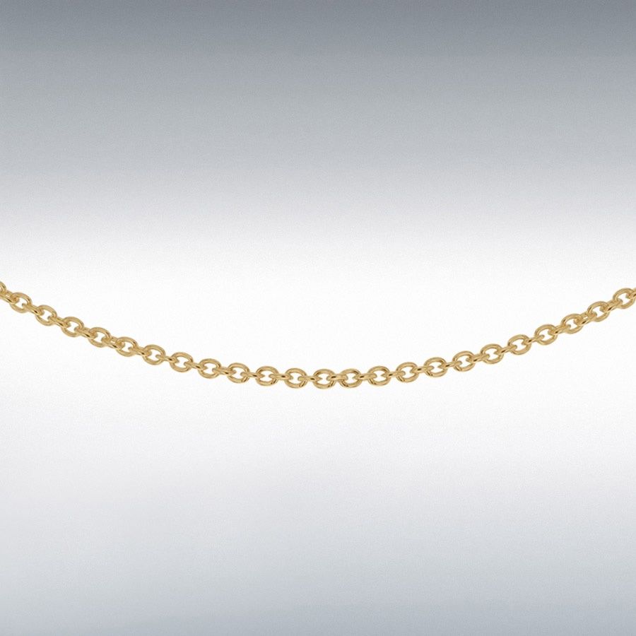 Silver Gold Plated 18" Trace Chain Silver Gold Plated 18" Trace Chain