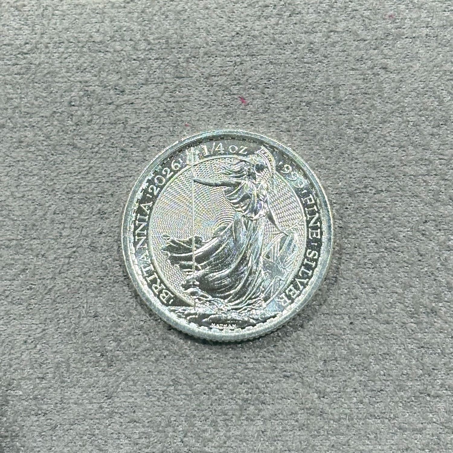 Pre Owned 1/4oz Silver Britannia