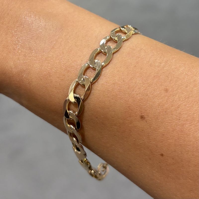 Pre-Owned 9ct Yellow Gold Curb Bracelet 7 3/4 11.3g Pre-Owned 9ct Yellow Gold Curb Bracelet 7 3/4 11.3g