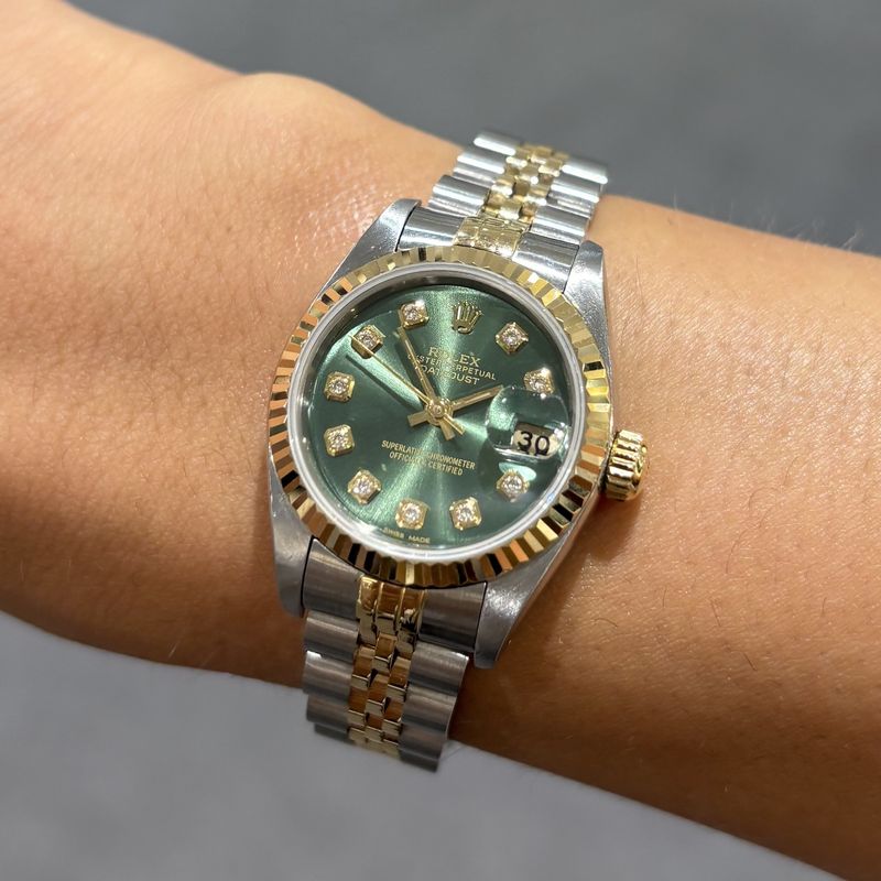 Pre-Owned Rolex Datejust Custom ‘Olive’ Dial 69173