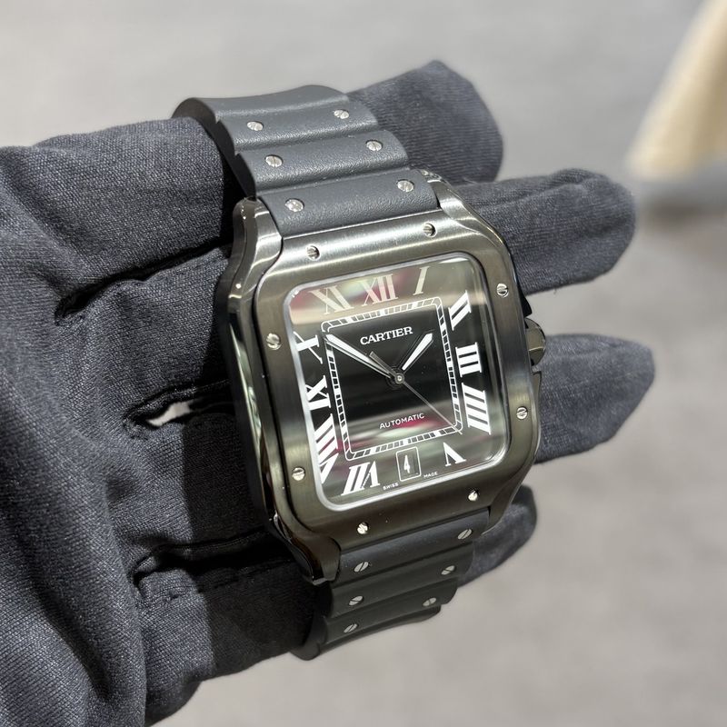 Pre-Owned Cartier Santos Automatic Gents Watch WSSA0039