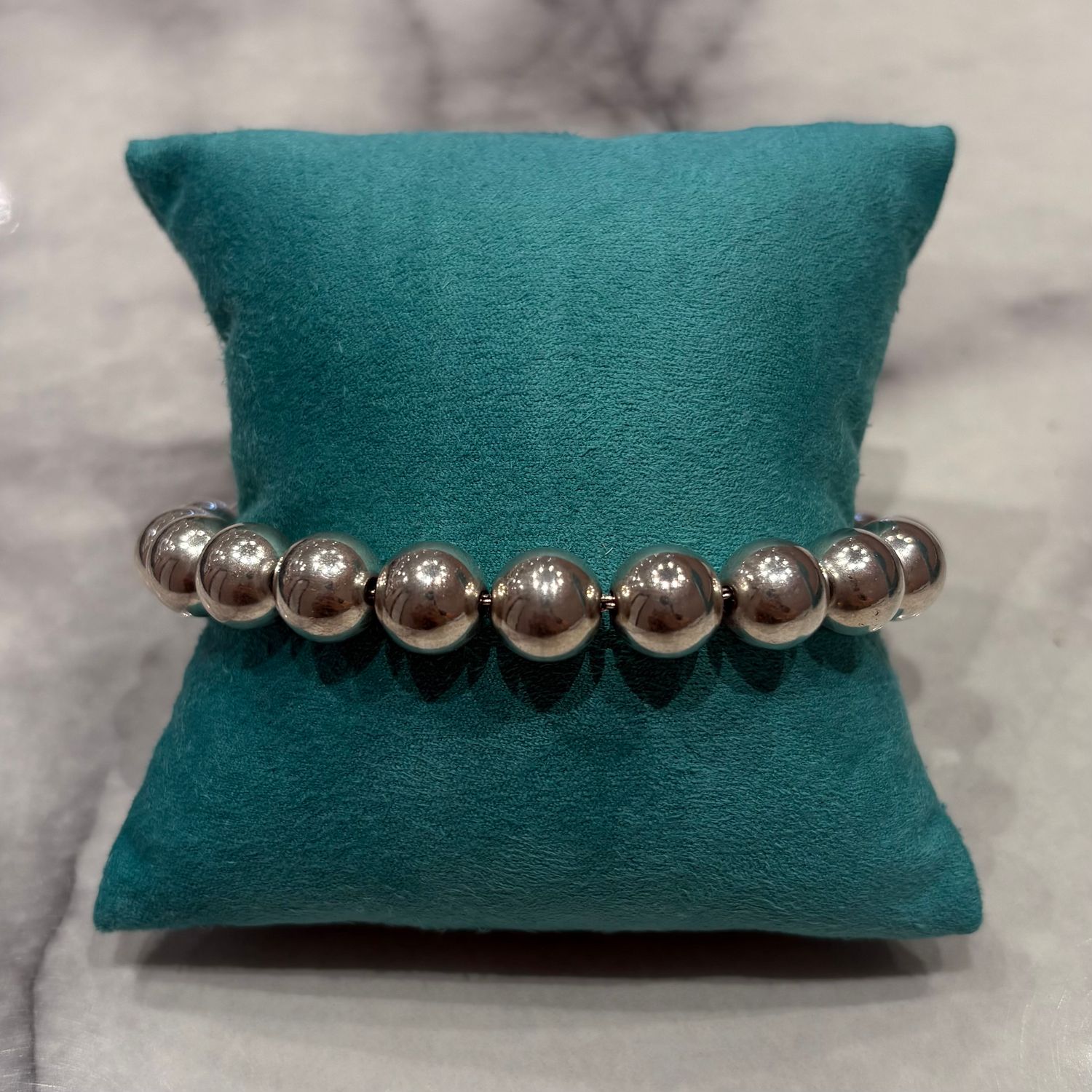 Pre-Owned Tiffany & Co Silver HardWear Ball Bracelet Pre-Owned Tiffany & Co Silver HardWear Ball Bracelet