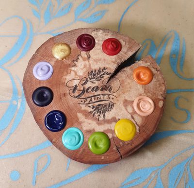 Beam Travel Wood Palette with 11 colours