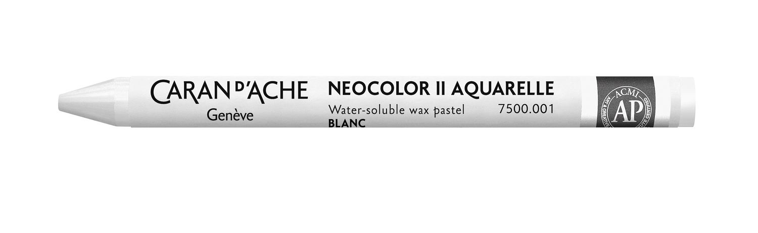 Neocolour II - Single Water Soluble Wax Pastels, Colour: white 001