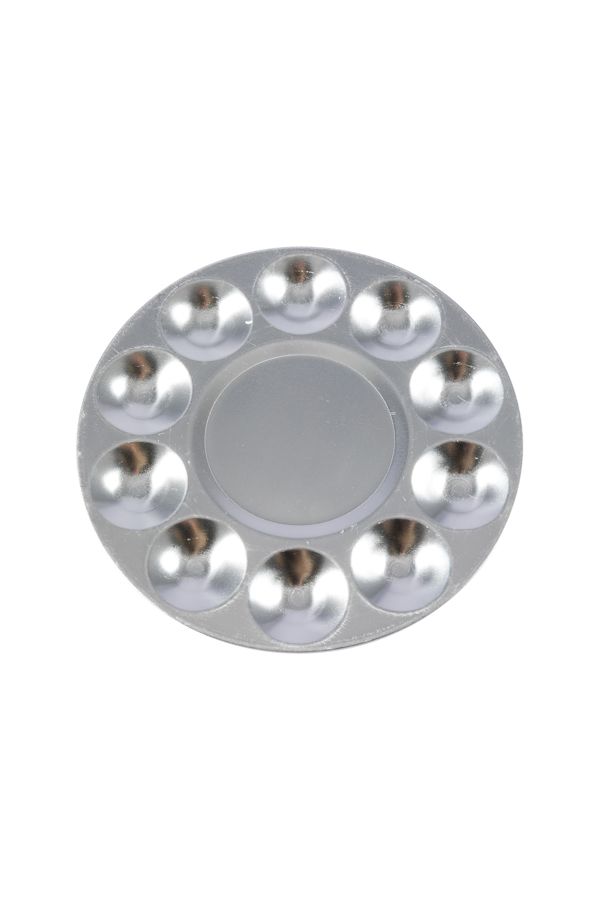 Aluminium or Porcelain Palette, material: aluminium