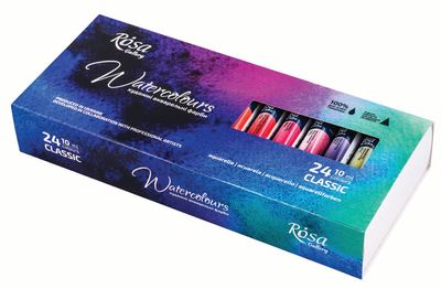rosa watercolour paint tube set