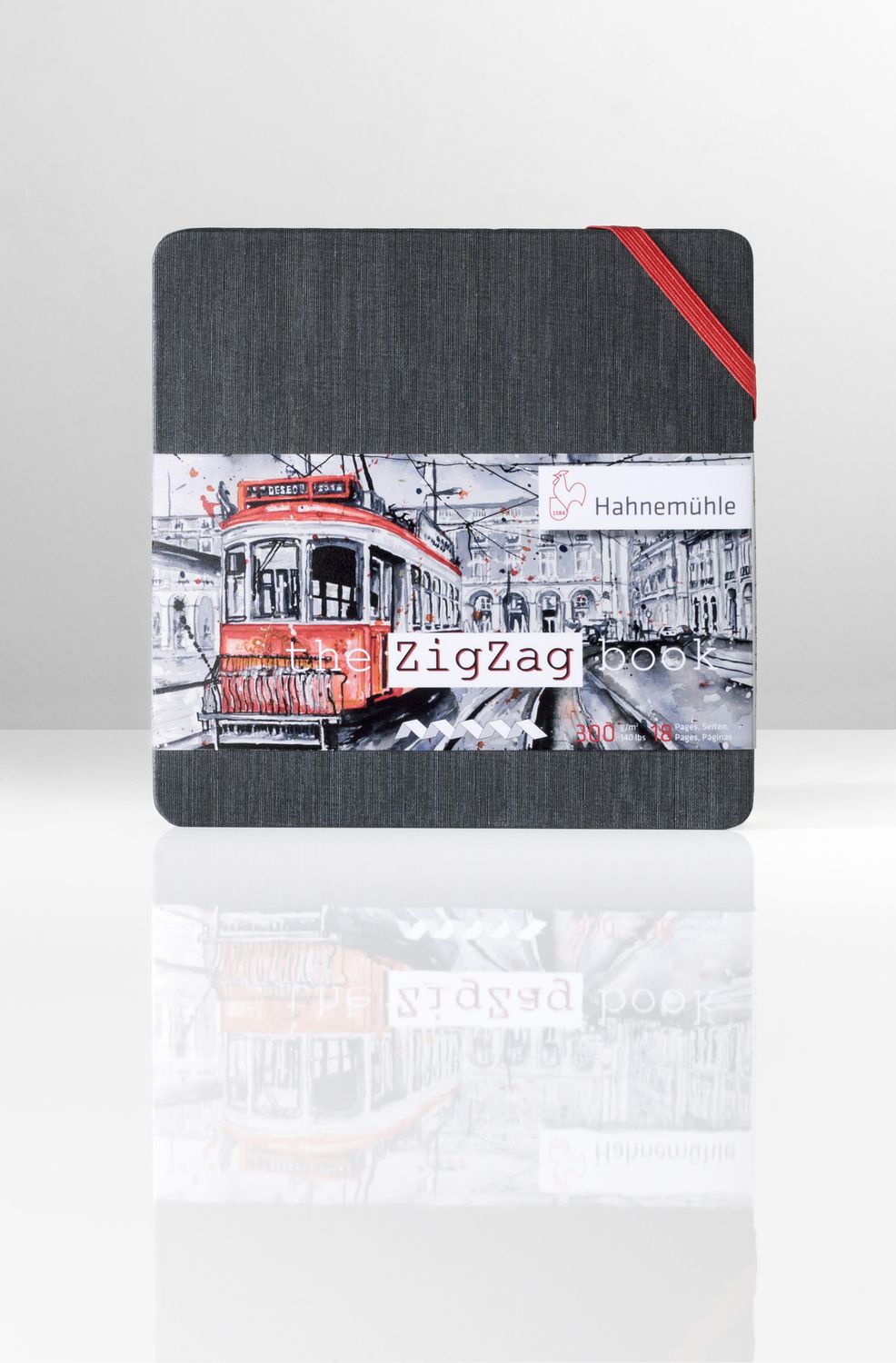 Zig Zag Book, Size: 14 x 14cm