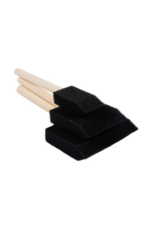Foam brush set 3 Brushes 1" 2" &amp; 3"
