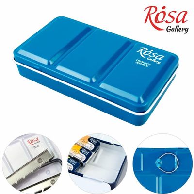 Rosa watercolour empty tin