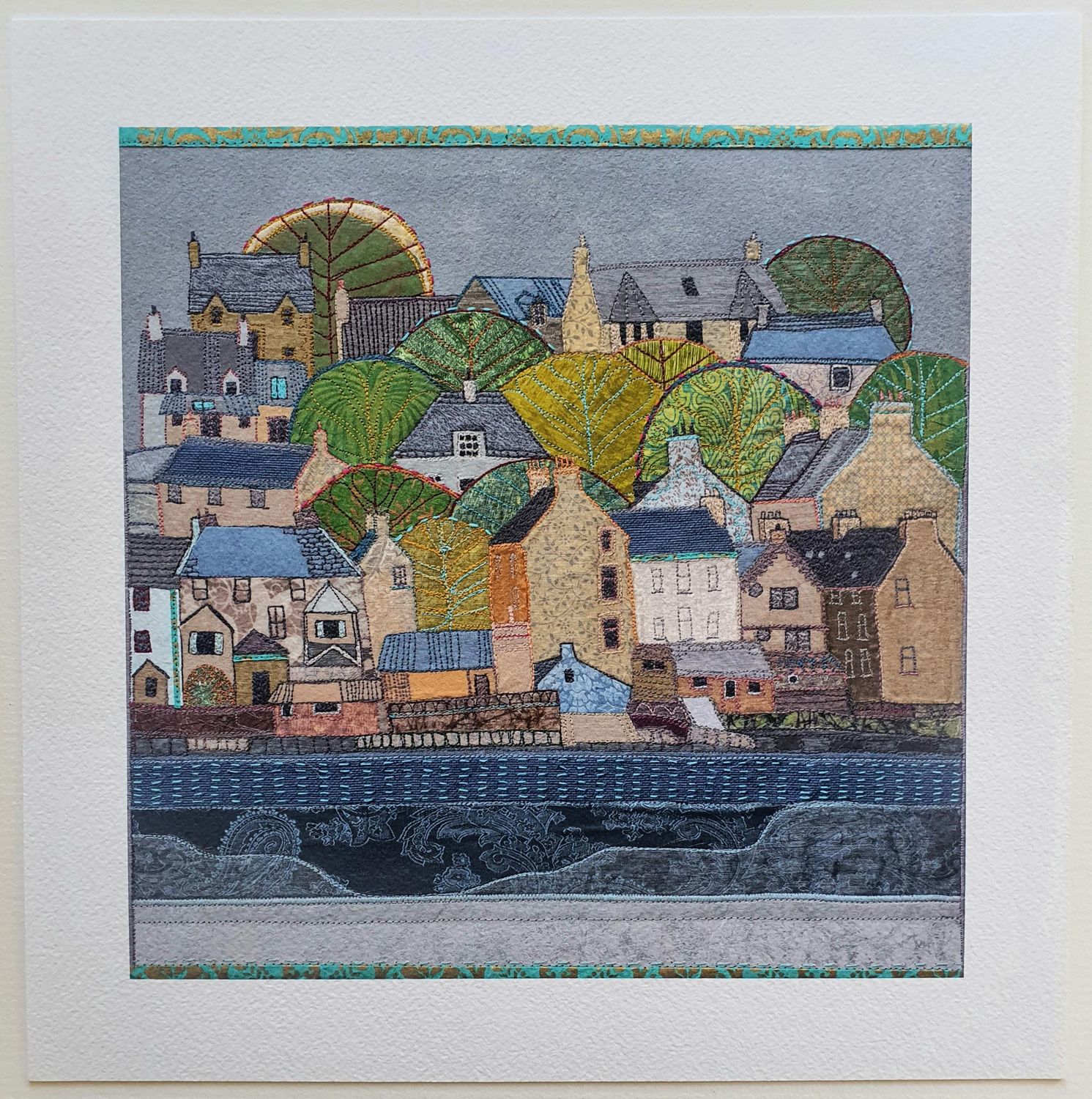 Arrival - Stromness by Debbie Lee; mounted print