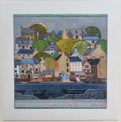 Arrival - Stromness by Debbie Lee; mounted print