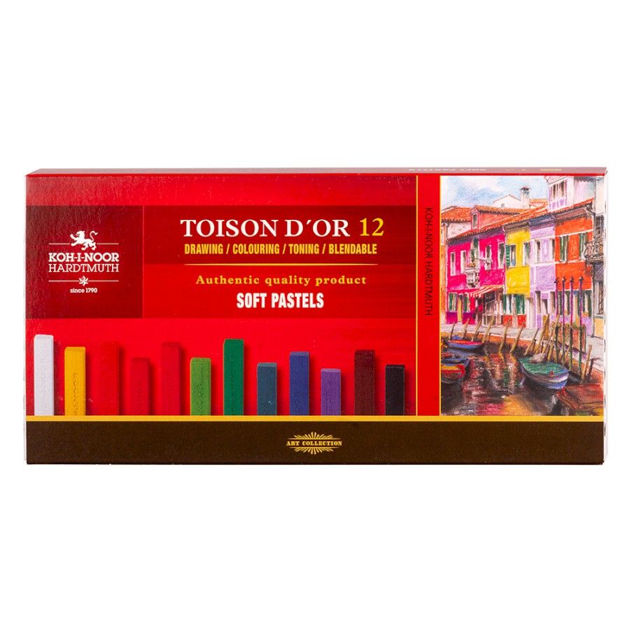 Koh-i-Noor Soft Pastels, Size: 12 pack