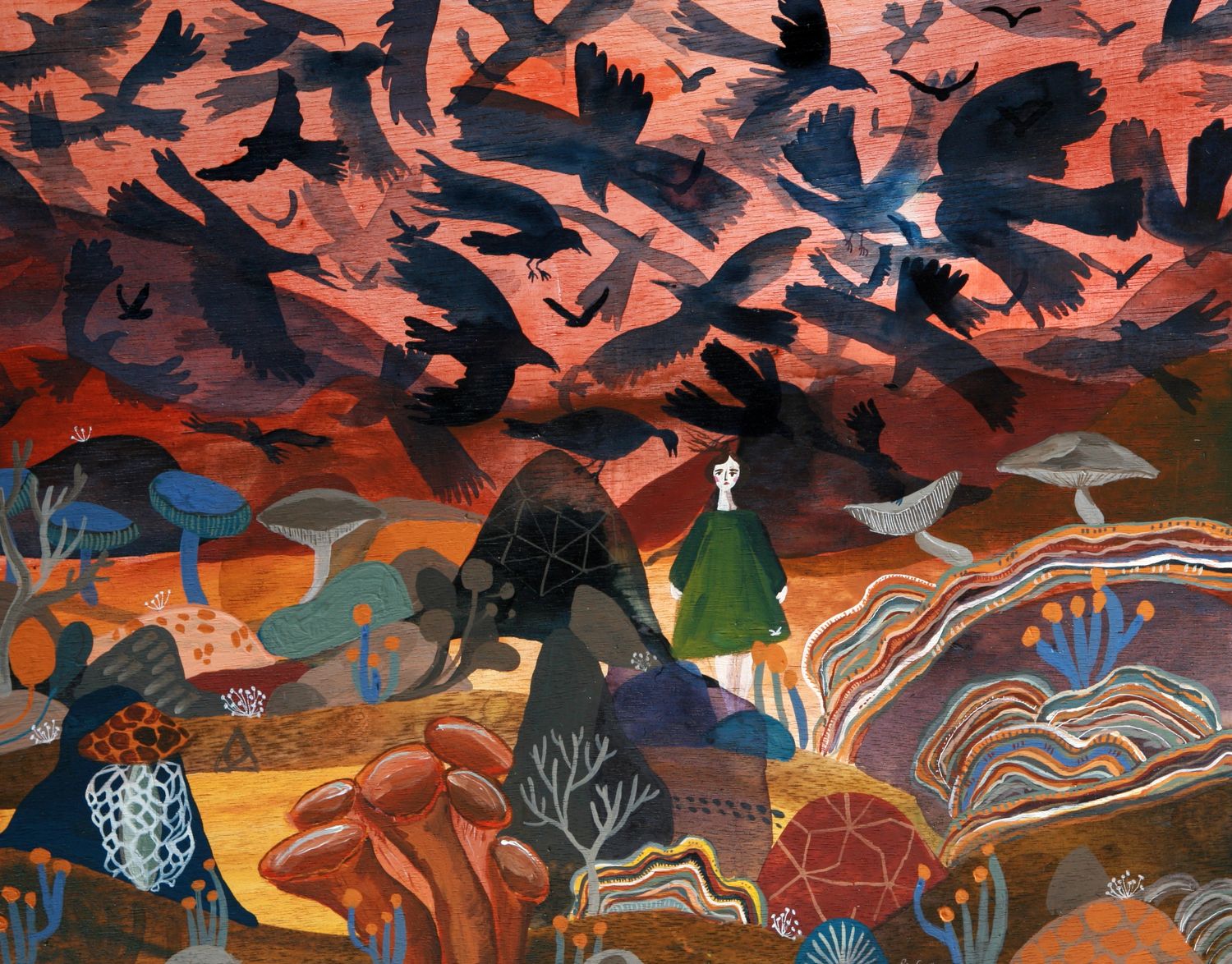 Don&#39;t let the birds of sorrow build nests in your hair by Bo Gort