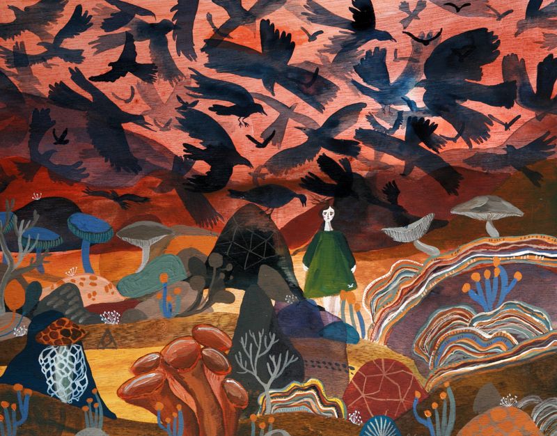 Don&#39;t let the birds of sorrow build nests in your hair by Bo Gort