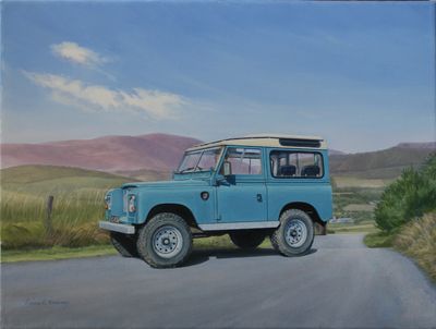 Black Isle Land Rover by Fiona Kearney