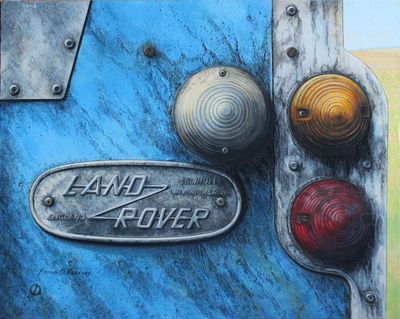 Series 3 Land Rover Rear Light Cluster by Fiona Kearney