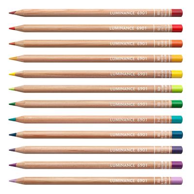 Luminance 6901 coloured pencils